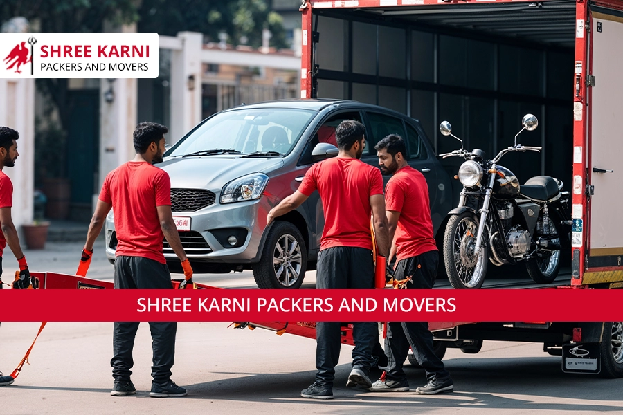 Car and Bike Moving Services - Shree Karni Packers & Movers