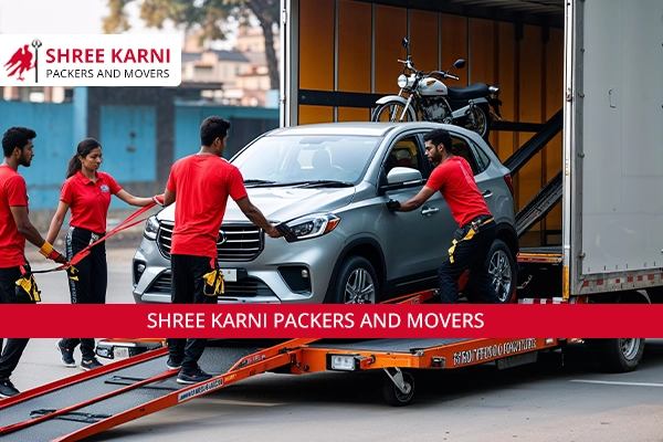 Secure Car Loading Services - Shree Karni Packers & Movers